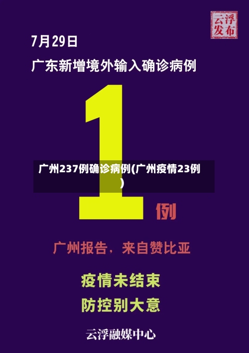 广州237例确诊病例(广州疫情23例)-第1张图片