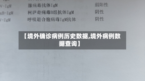【境外确诊病例历史数据,境外病例数据查询】-第1张图片